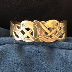 ⭐️RARE⭐️ Past Times Kells Celtic Bird Bronze Cuff Bangle Bracelet